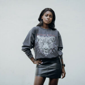 Oversized cotton sweater