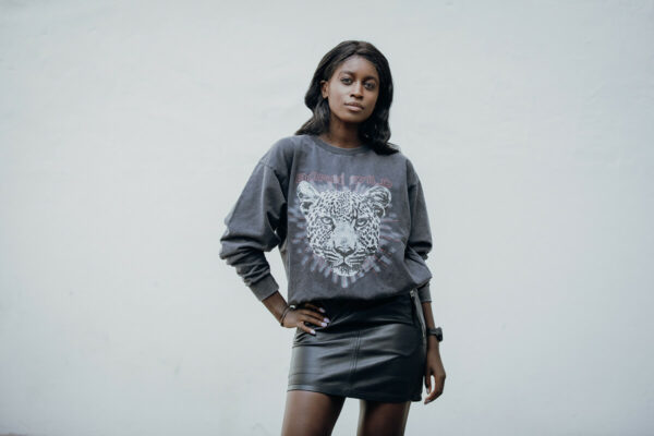 Oversized cotton sweater