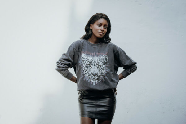 Oversized cotton sweater