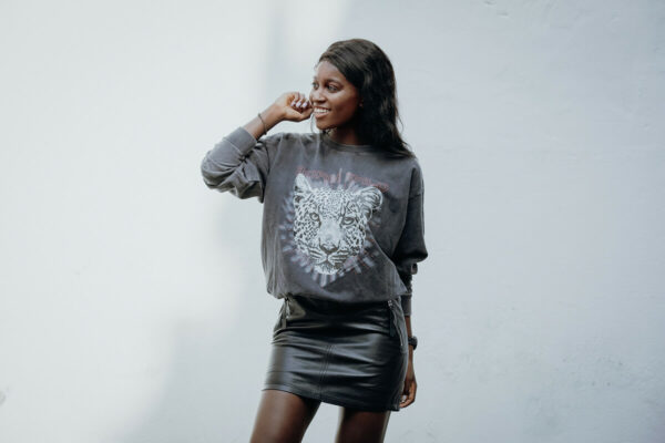 Oversized cotton sweater